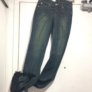 VINTAGE PARASUCO ERGONOMIC BOOT CUT JEANS SIZE 24